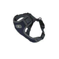 Шлея анатомічна світловідбивна AnimAll HL-8005-2 для собак, колір темно-синій, S 28-48 см